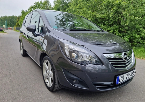 Opel Meriva cena 25500 przebieg: 162000, rok produkcji 2010 z Chocz małe 254